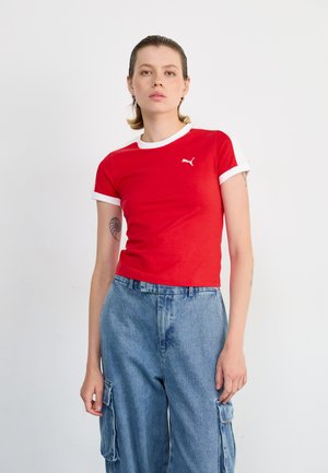 Puma SLIM TEE - Camiseta básica - red