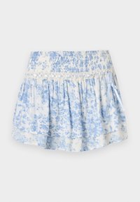 PRETTY GRAD MINI - Mini sijonas - white/blue