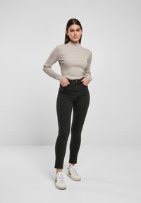 Urban Classics HIGH WAIST  - Testhezálló fazon - black washed