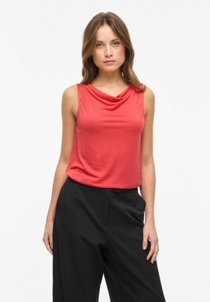 VILA VIMODALA WATERFALL S/L TOP/VOL - Top - hibiscus