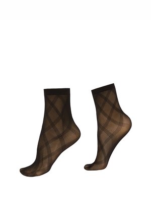 ECO MESH - Calze - schwarz black eco diamond