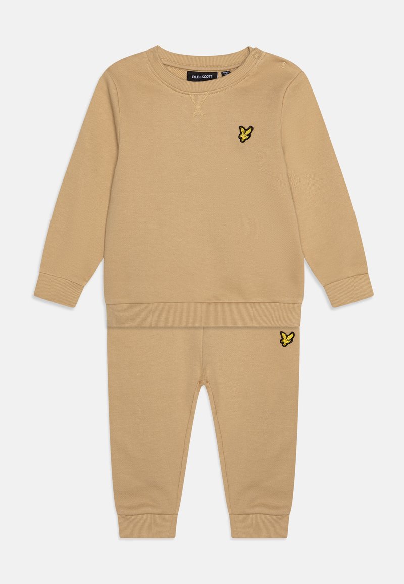 Lyle & Scott CREW NECK SET - Tepláková souprava - sand storm