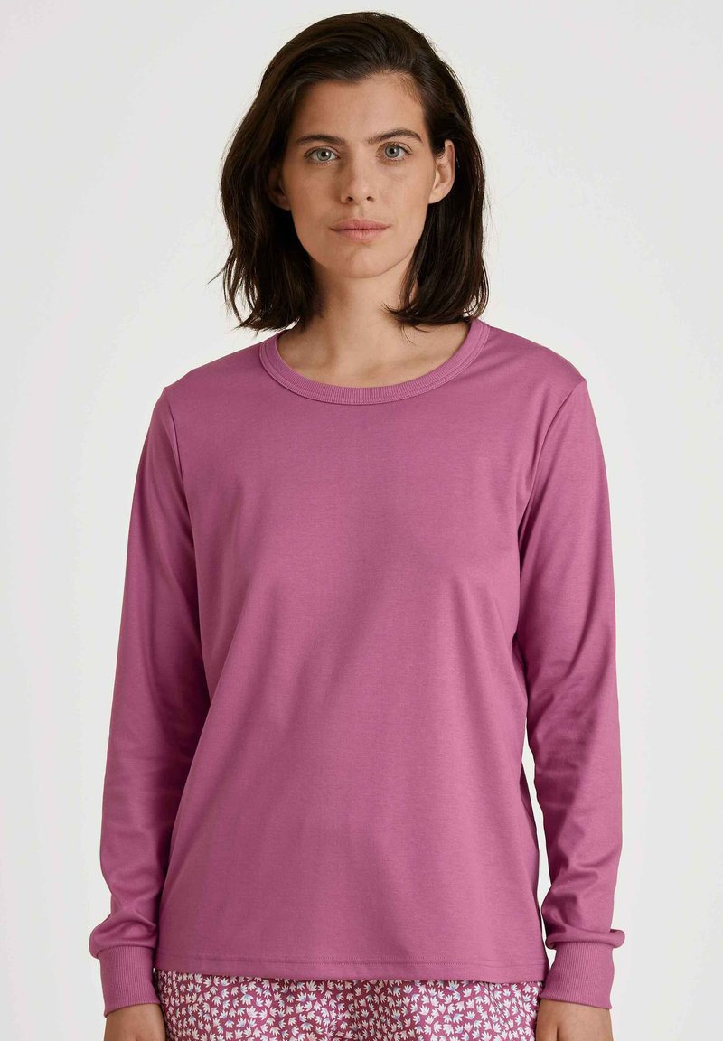 T-Shirt Donna CALIDA Favourites Harmony A Maniche Corte - Blu, Taglie 32-34 - Cotone E TENCEL, Termoregolatrice