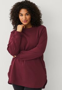 Ellos Plus collection Sudadera - weinrot