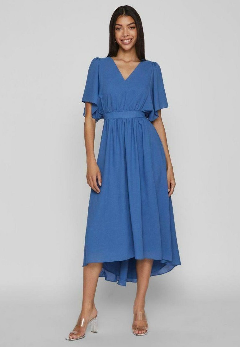 VILA VIMIRAGE V NECK Robe de jour federal blue/bleu ZALANDO.FR