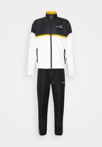 Sergio Tacchini LISTA TRACKSUIT - Survêtement - black/white/harvest gold