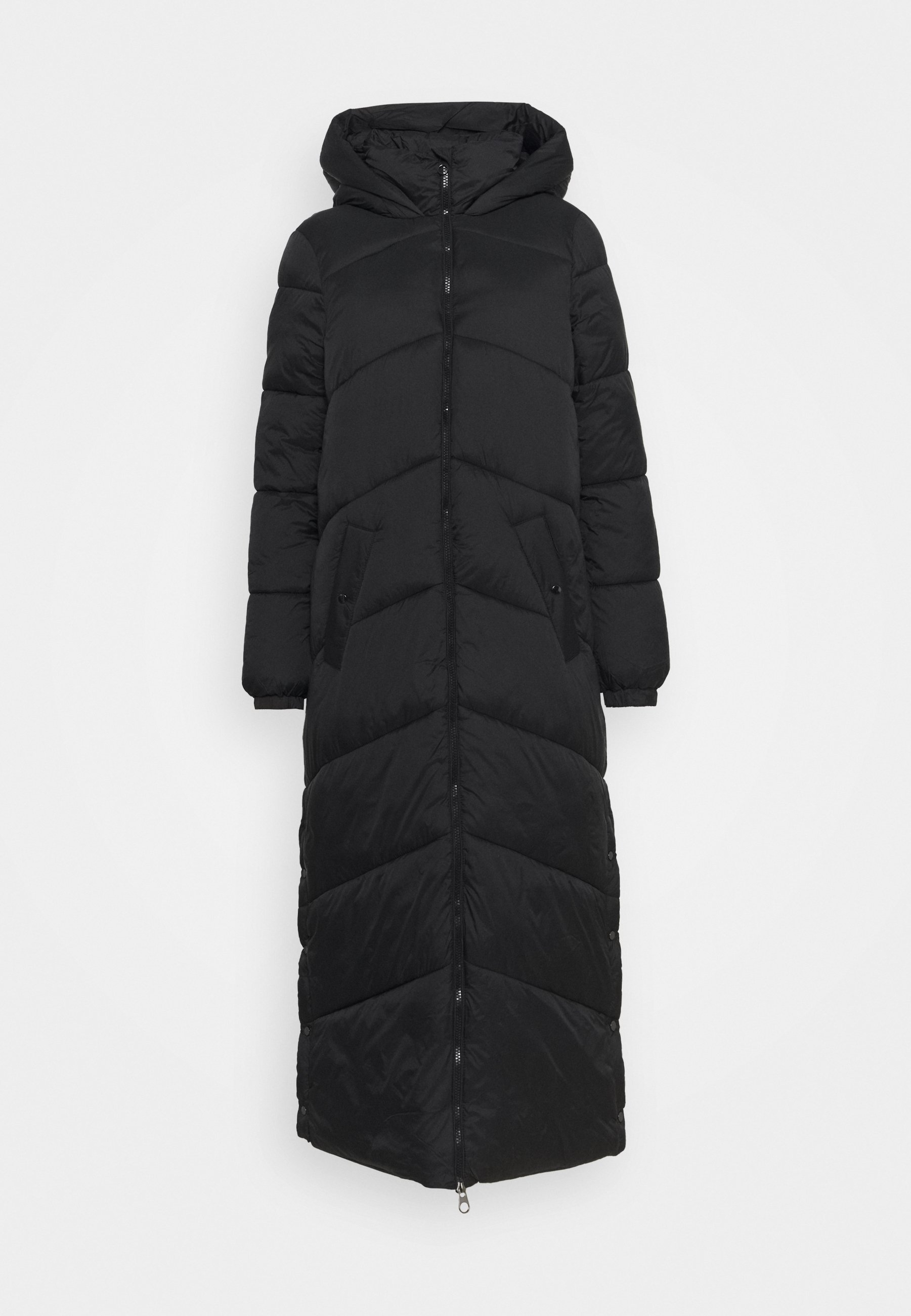 Vero Moda Tall Vmupsala Extra Long Jacket Wintermantel Black Schwarz Zalando De