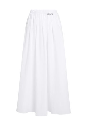 KARL LAGERFELD, SIGNATURE SHEER BEACH MAXI - Accessoire de plage - white