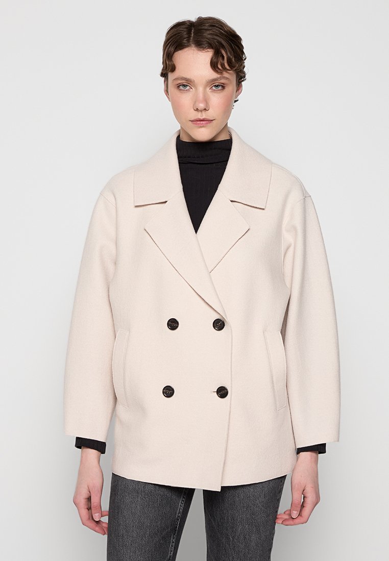 Oakwood Halflange jas beige