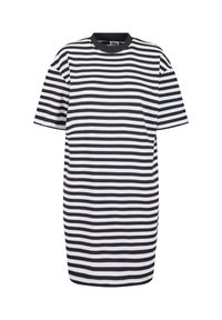STRIPED - Jerseykjole - white black