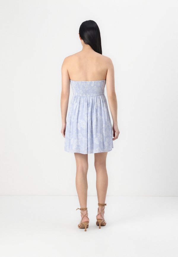 STRAPLESS MIX MINI DRESS - Day dress2