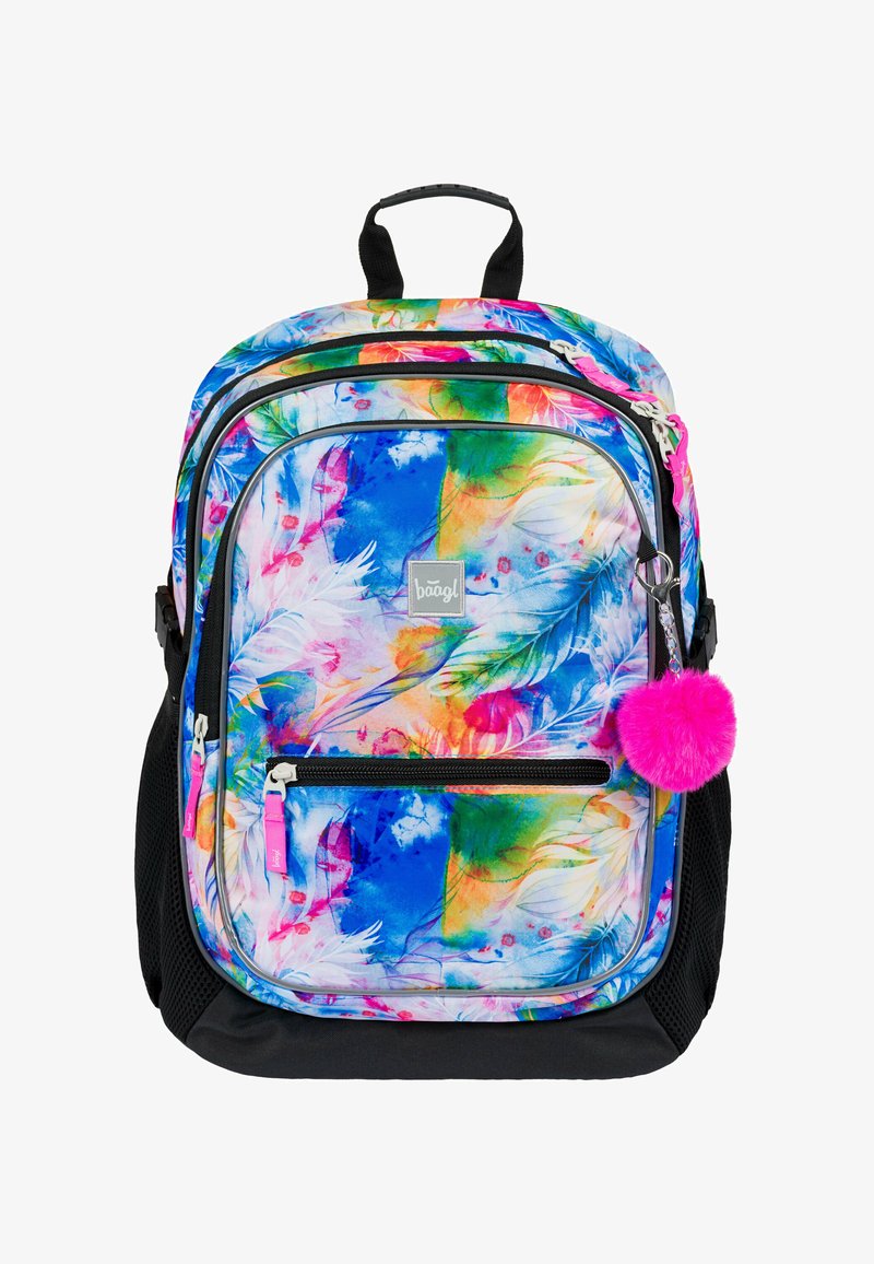 Baagl Ergo Schooltas voor jongens, 3-delig, ergonomische basisschool, rugzak, tornister met borstband, Flamingos., 39 cm x 17 cm x 27 cm, Schooltassenset Baagl Ergo Schooltas voor jongens, 3-delig, ergonomische basisschool, rugzak, tornister met borstband, Flamingos., 39 cm x 17 cm x 27 cm, Schooltassenset