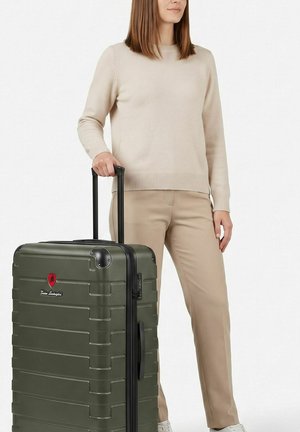 Tonino Lamborghini, MILANO 4 ROLLEN TROLLEY 83 CM MIT DEHNFALTE UNISEX - Valise à roulettes - olive
