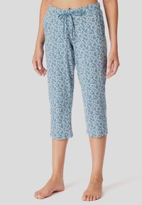Schiesser MIX 3/4 LANG - Pyjamahousut/-shortsit - blaugrau