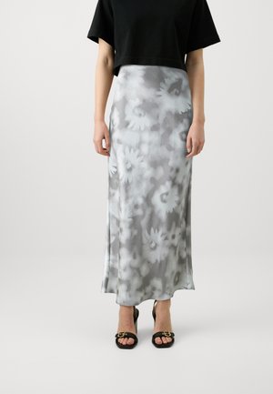 SAAGNETA LONG SKIRT - Maxinederdele - aster steeple gray