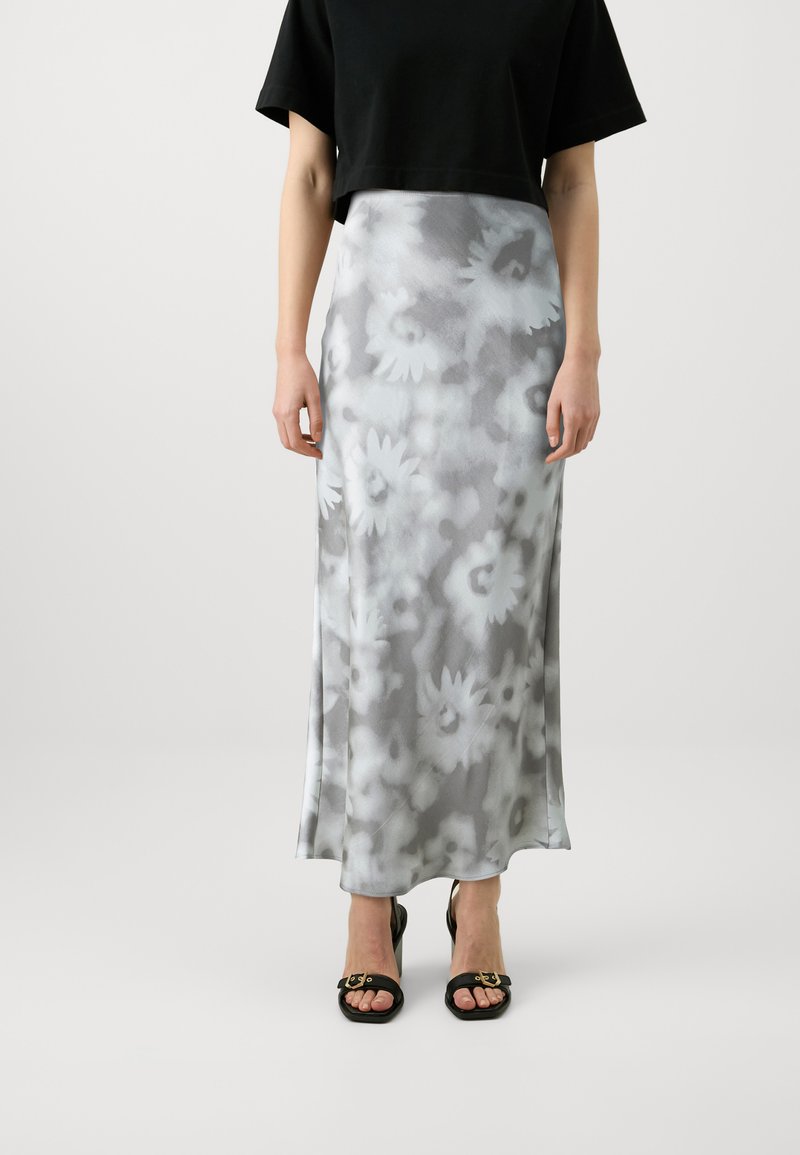 Samsøe Samsøe - SAAGNETA LONG SKIRT - Jupe longue - aster steeple gray, Agrandir