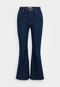 ONLHENNI LIFE - Flared jeans - dark blue denim