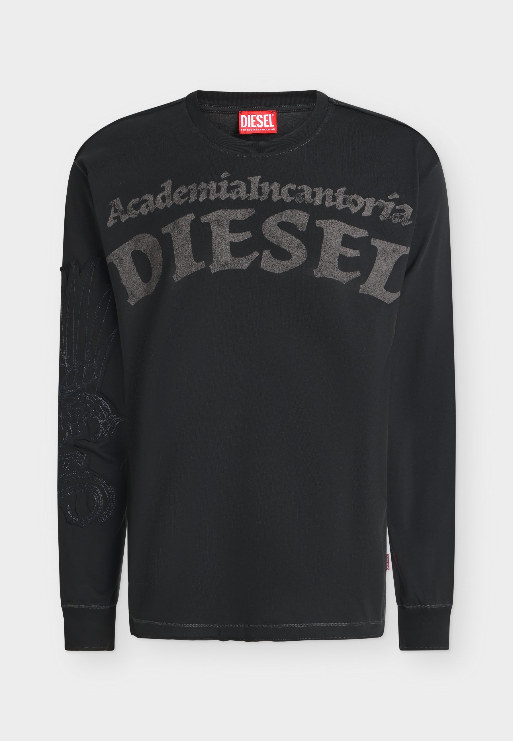 Diesel BOXT - Long sleeved top - black - Zalando.co.uk