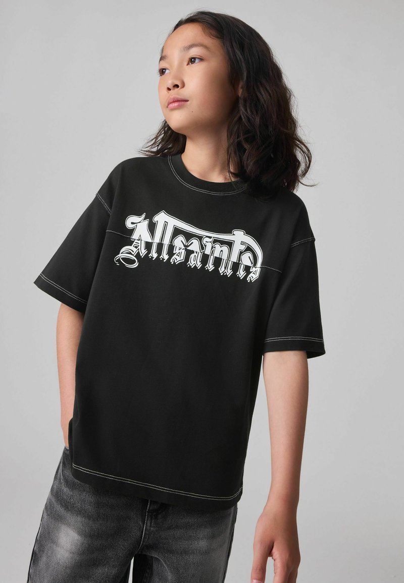 smALLSAINTS T-Shirt print - black splintered