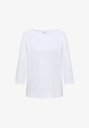 Cecil, BASIC SHIRT WITH BOAT NECK - T-shirt à manches longues - white