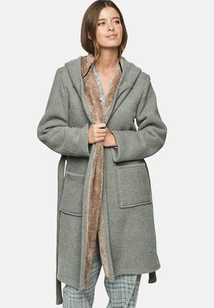 DE CHAMBRE À CAPUCHE UNISEXE STYLE ADD  - Peignoir - gris