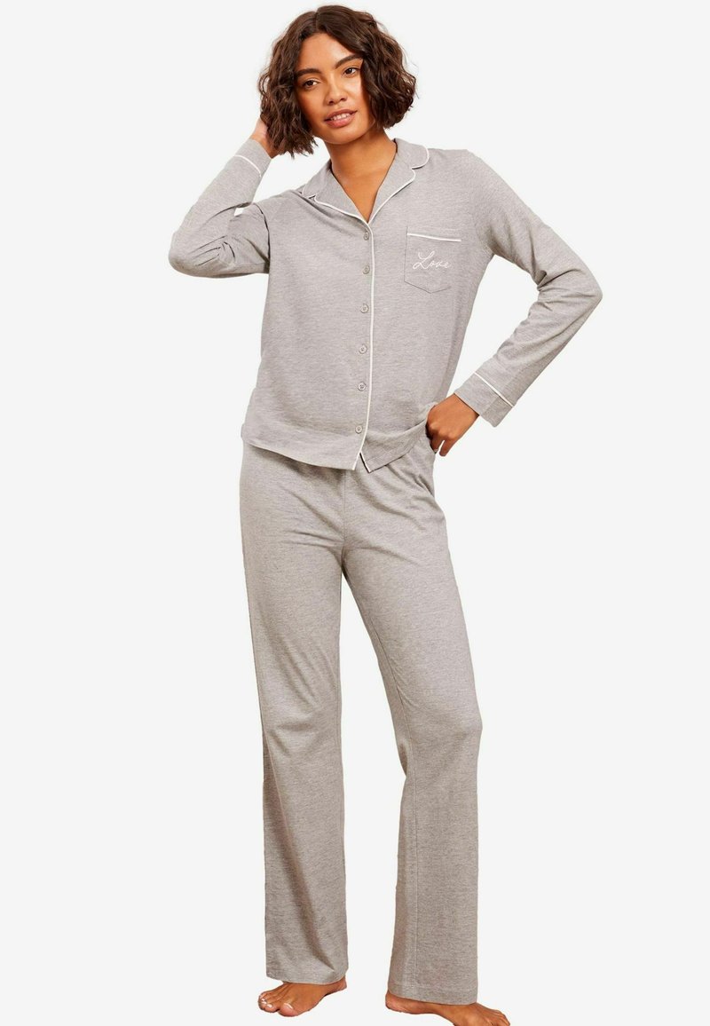 Friends Like These REGULAR FIT - TRADITIONAL SET - Pyžamo - grey