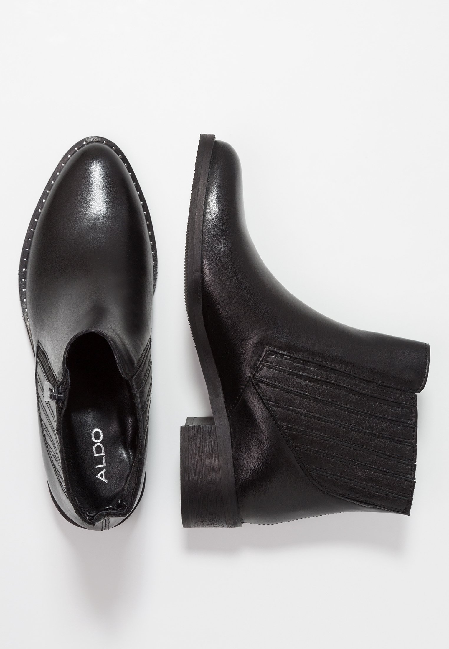 本革レザー【ALDO】プラットフォーム アンクルブーティー ALDO Ankle boot/czarny - (Pre-owned) - Zalando.pl