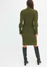 bonprix Abito in maglia - green