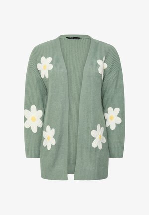 Yours Clothing, PLUS SIZE CARDIGANS - Strickjacke - light green