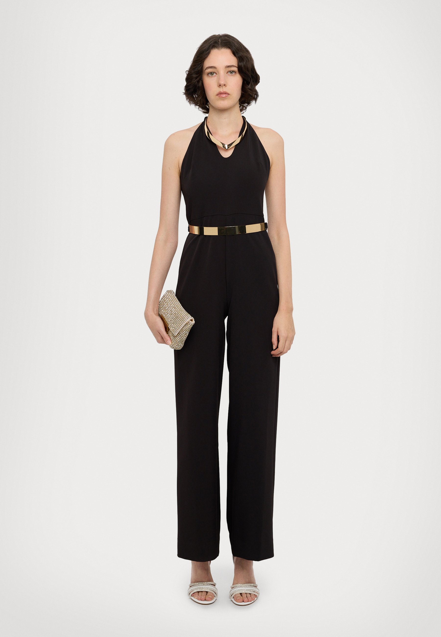 Halston OKI JUMPSUIT - Jumpsuit - black - Zalando.ie
