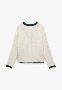 Koton V NECK - Cardigan - beige