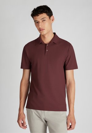SLIM FIT ZANONE - Poloshirt - wine