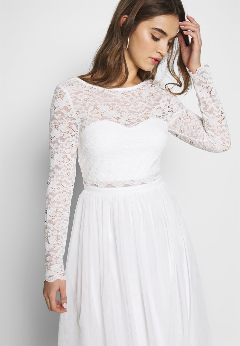 Nly By Nelly Dream Dress Koktejlove Saty Na Party White Bila Zalando Cz 