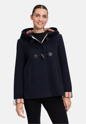 DUFFLE-MIT KAPUZE - Short coat - dunkelblau