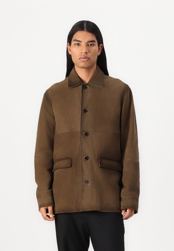 JAMES JACKET - Leather jacket - canteen