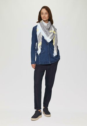 s.Oliver GEMUSTERTER - Foulard - navy