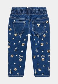 Guess STICKEREI - Vaqueros slim fit - blau