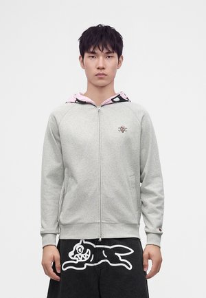 Icecream CONES BONES ZIP THROUGH HOOD - Vetoketjullinen college - heather grey