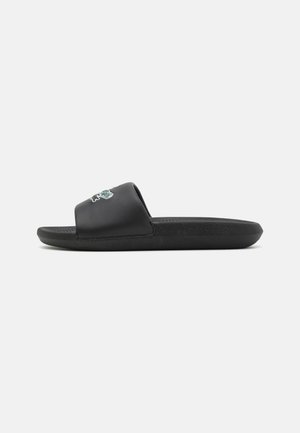 CROCO SLIDE - Muiltjes - black