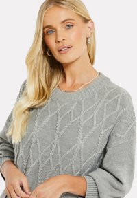 Threadbare THB HARLEY CABLE - Neulemekko - grey