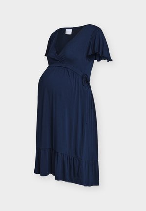 MAMALICIOUS, MLGIOVANNA TESS CAP JRS ABK DRESS 2F - Robe en jersey - pageant blue