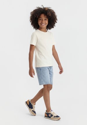 Champion ICONS TONAL CREW NECK WITH LARGE LOGO - Tricou cu imprimeu - off-white