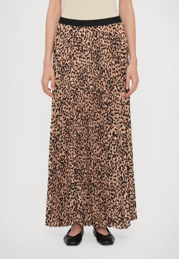 TAULLA - Pleated skirt - camel