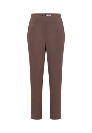 Cecil, SLIM-LEG PANTS IN A LOOSE FIT WITH TEXTURE - Pantalon classique - urban taupe