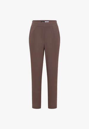 Cecil, SLIM-LEG PANTS IN A LOOSE FIT WITH TEXTURE - Bukser - urban taupe