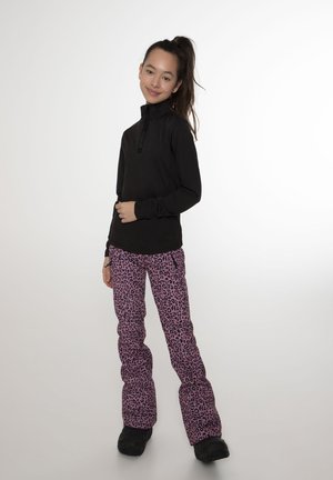 1/4 ZIP - T-shirt à manches longues - true black