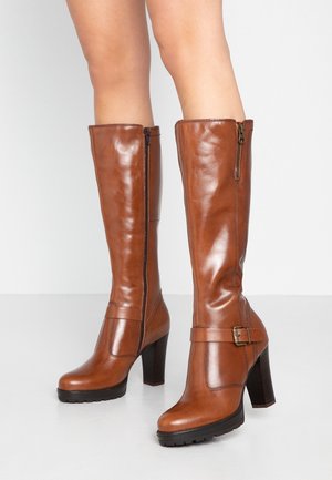 Anna Field by Zalando, Bottes à talons hauts - cognac