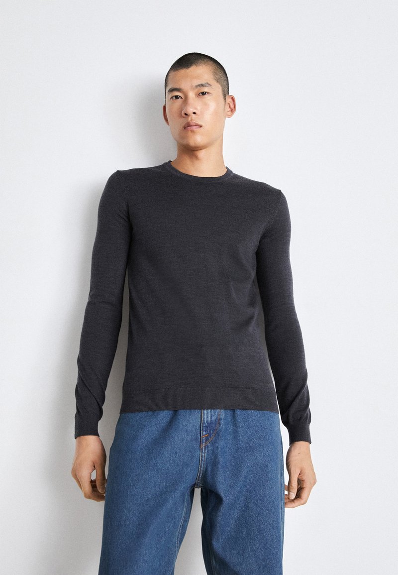 HUGO - SAN CEDRIC - Neule - dark grey, Suurenna