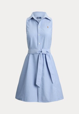 Polo Ralph Lauren COTTON OXFORD SLEEVELESS SHIRTDRESS - Φόρεμα πουκάμισο - blue