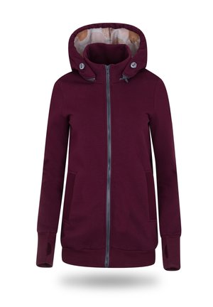 POLA 5 IN 1 FRONT BACK BABYCARRY - Zip-up sweatshirt - cherry